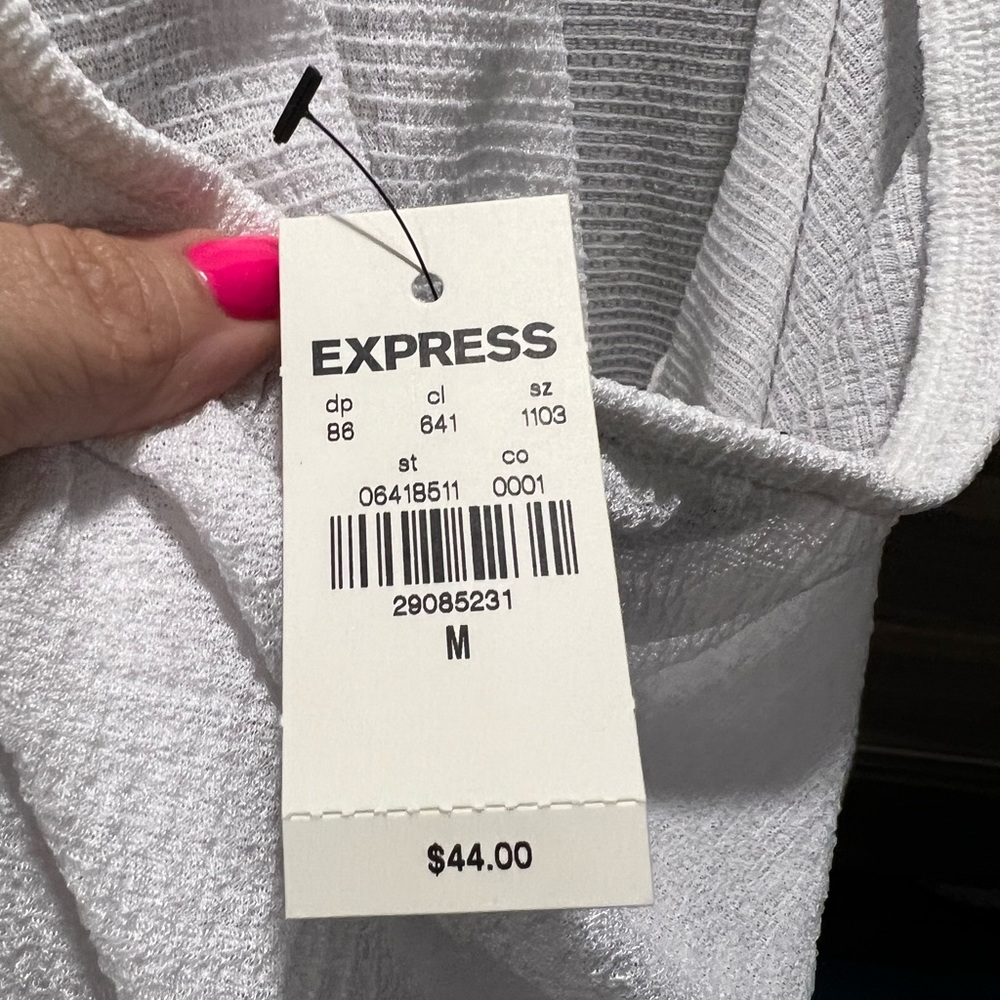 Express Ruffle Wrap Halter Cami - Picture 9 of 9